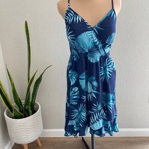 Amazon Floral Flowy High-Low Dress tropical print